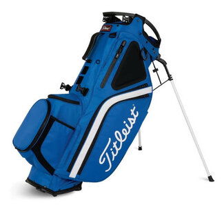 Titleist Hybrid 14 Standbag Royal Wit Zwart