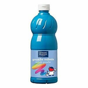 L&B Plakkaatverf Redimix Turquoise Blue 1L