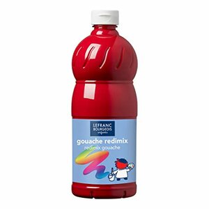 L&B Plakkaatverf Redimix Primary Red 1L