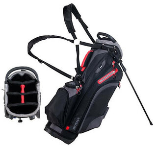 Skymax Standbag 9Inch Zwart Houtskool Rood