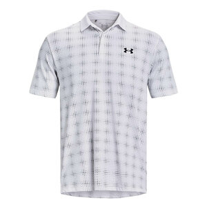 Under Armour Playoff Polo 3.0 Print-Wit Midnight Navy