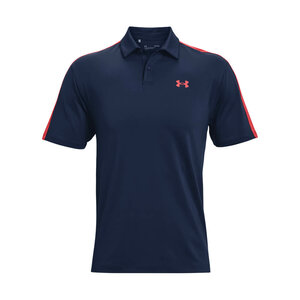 Under Armour T2G Blocked Polo-Academy Rush Red