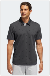 Adidas Pique Polo Shirt Carbon Zwart