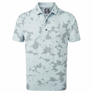 Footjoy Pique Camo Floral Print Ice Blue