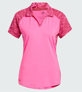 Adidas Ultimate Print SS Polo Roze