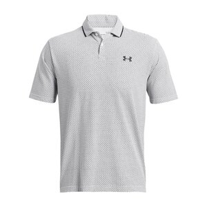 Heren Golfpolo Under Armour Iso-Chill Verge Croscutt Wit Zwart