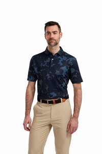 Footjoy Pique Camo Floral Print Navy Maat Small