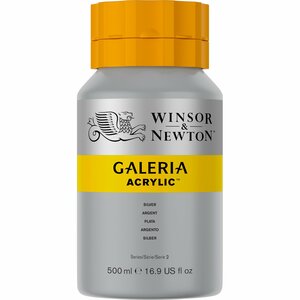 Galeria 617 Acrylverf Metallic Silver 500ml