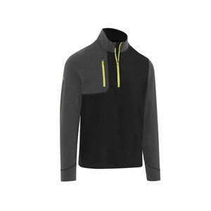 Callaway Aquapel Mixed Media 1/4 Zip Pullover Caviar