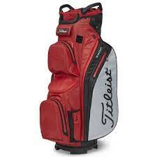 Cartbag Titleist Cart 14 StaDry Rood Grijs Zwart | 2023