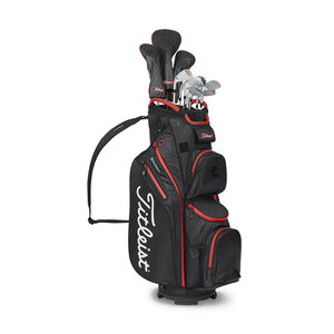 Cartbag Titleist Cart 14 StaDry Zwart Rood | 2023