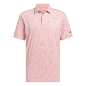 Adidas ULT365 All Over Print Heren Golfpolo Roze 