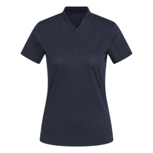 Adidas W Jacquard Mouwloze Dames Polo Navy