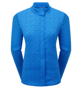 Footjoy Women's Golf Jacket Floral Blue