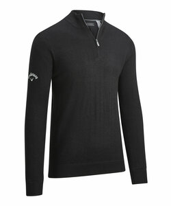 Callaway Windbreaker - Mens Golf Sweater Black