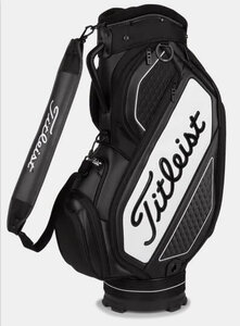 Titleist Jet Black Midsize Tas Zwart Wit 2022