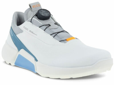 Golfschoenen Heren Ecco M Golf Biom H4 BOA Wit Retro Blauw