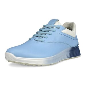 Damen-Golfschuhe Ecco W Golf S-Drei Blue Bell Retro