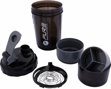 Pure2Improve Shaker 500ML Black Grey