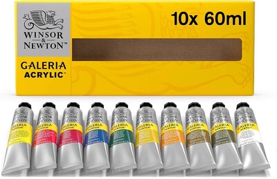 Winsor&amp;Newton Galeria Acrylic 10x 60ml Verfset