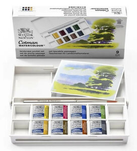 Cotman Watercolour Landscape Pocket Set