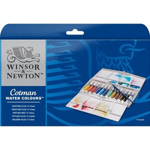 Cotman Painting Plus 12 Tubes Set