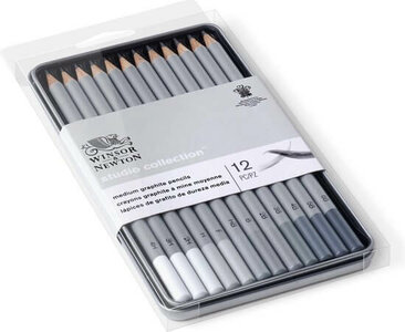 Winsor&amp;Newton Studio Collection Medium Grafiet Potloden